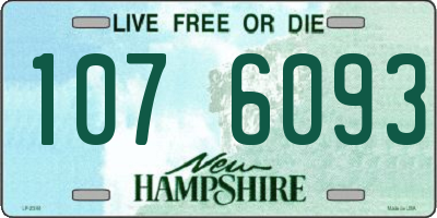 NH license plate 1076093