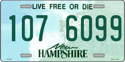 NH license plate 1076099