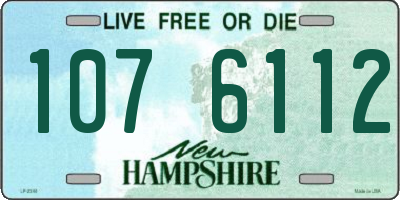 NH license plate 1076112