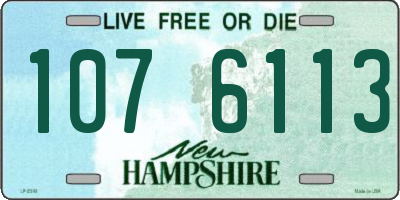 NH license plate 1076113