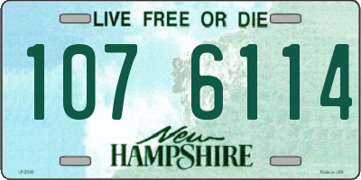 NH license plate 1076114