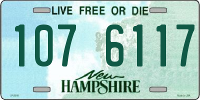 NH license plate 1076117