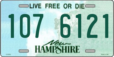 NH license plate 1076121