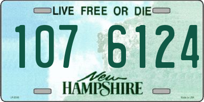 NH license plate 1076124