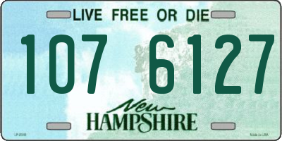 NH license plate 1076127