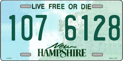 NH license plate 1076128