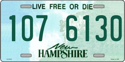 NH license plate 1076130
