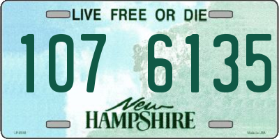 NH license plate 1076135