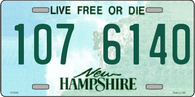 NH license plate 1076140