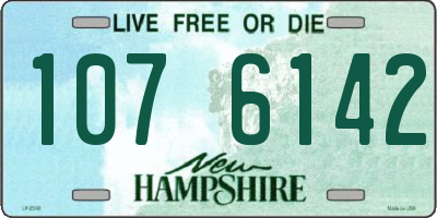 NH license plate 1076142