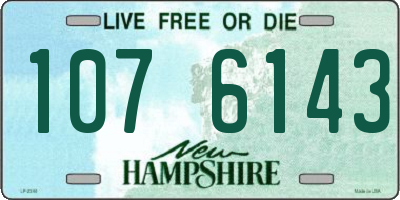 NH license plate 1076143