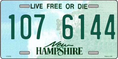 NH license plate 1076144