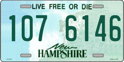 NH license plate 1076146