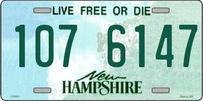 NH license plate 1076147