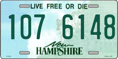 NH license plate 1076148