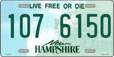 NH license plate 1076150