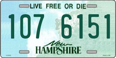 NH license plate 1076151