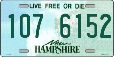 NH license plate 1076152