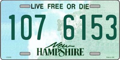 NH license plate 1076153