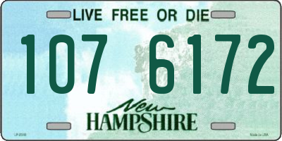 NH license plate 1076172