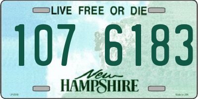 NH license plate 1076183