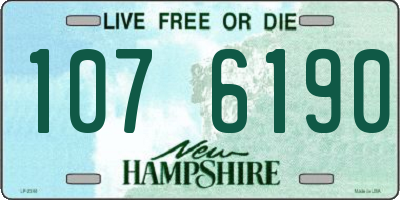 NH license plate 1076190