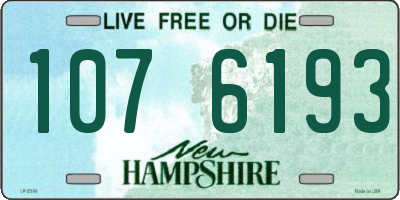 NH license plate 1076193