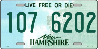 NH license plate 1076202