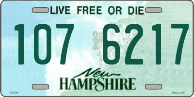NH license plate 1076217