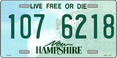 NH license plate 1076218