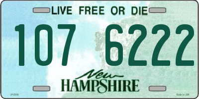 NH license plate 1076222