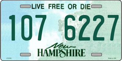 NH license plate 1076227