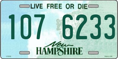 NH license plate 1076233