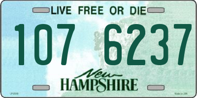 NH license plate 1076237