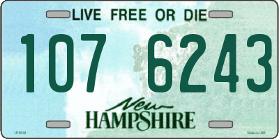 NH license plate 1076243