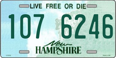NH license plate 1076246