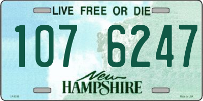 NH license plate 1076247