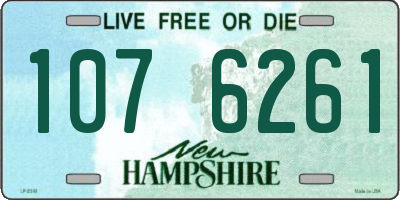 NH license plate 1076261