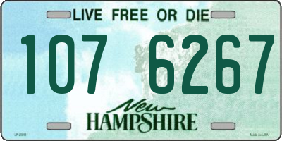 NH license plate 1076267