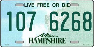 NH license plate 1076268