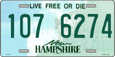 NH license plate 1076274