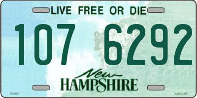 NH license plate 1076292