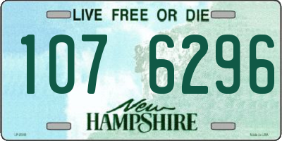 NH license plate 1076296