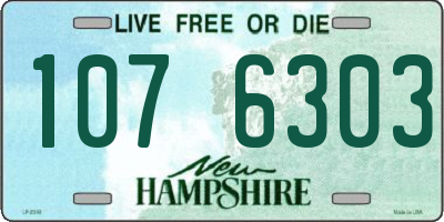 NH license plate 1076303