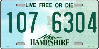 NH license plate 1076304