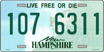 NH license plate 1076311