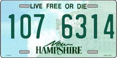 NH license plate 1076314