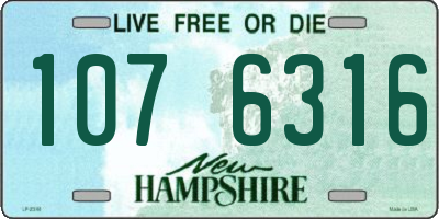 NH license plate 1076316