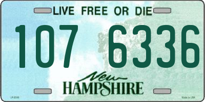 NH license plate 1076336
