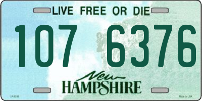 NH license plate 1076376